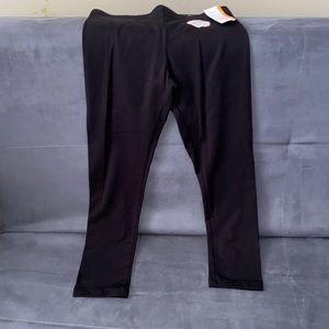 GIRLS BLACK LEGGINGS Size 7-8